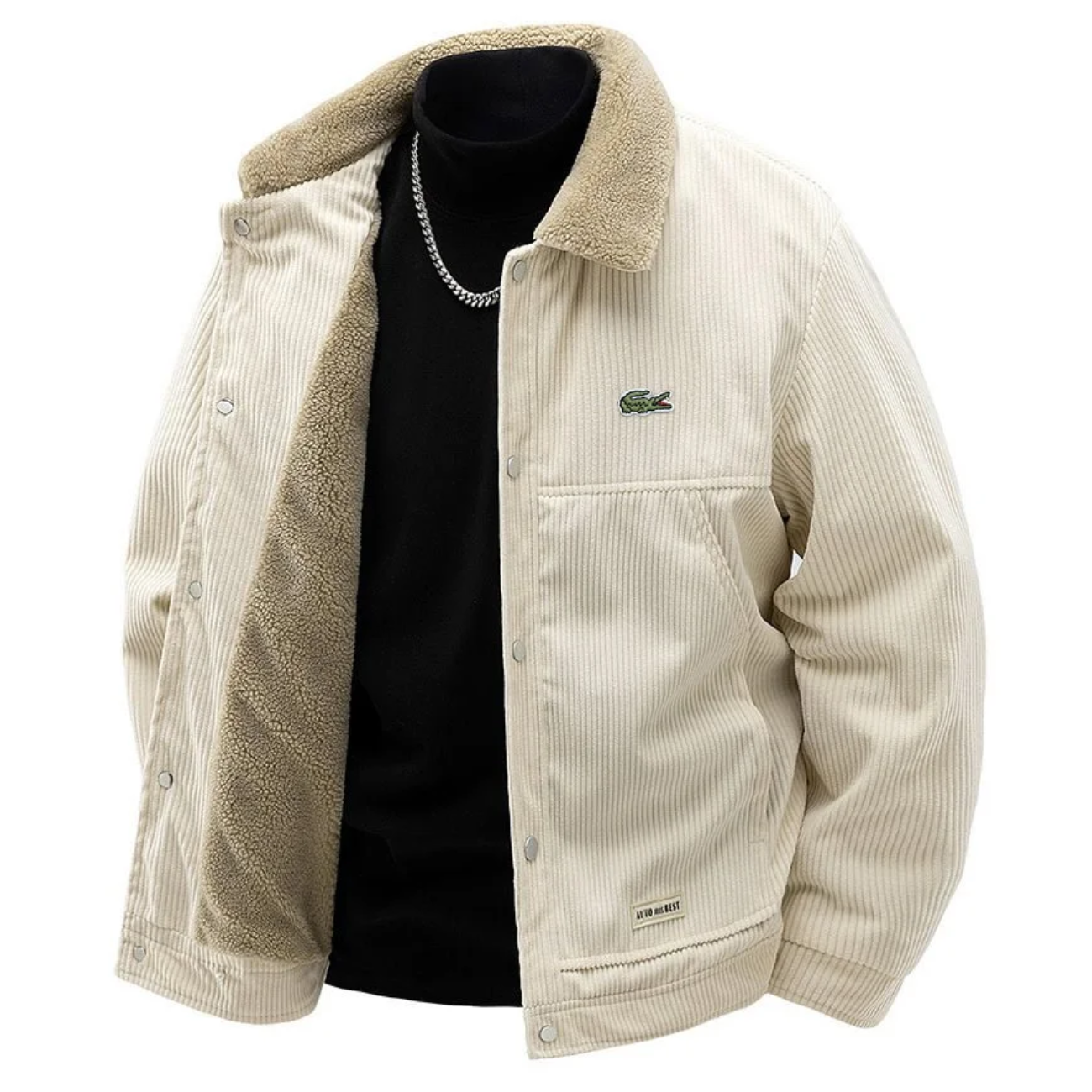 Premium Corduroy Sherpa Lined Jacket - Clearance Sale