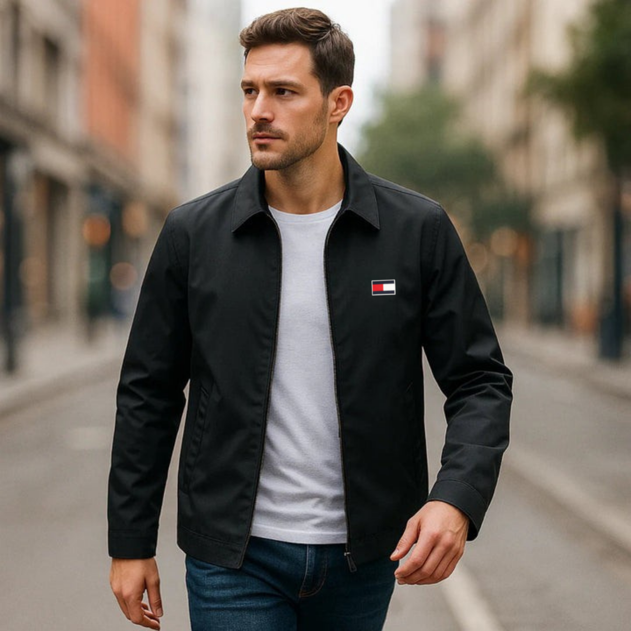 Elegant Jacket with Zip - CLEARANCE SALE